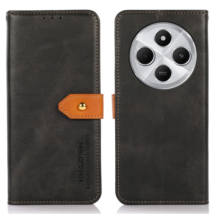 Bild 1, KHAZNEH Xiaomi Redmi 14C Fodral Dual Color Svart