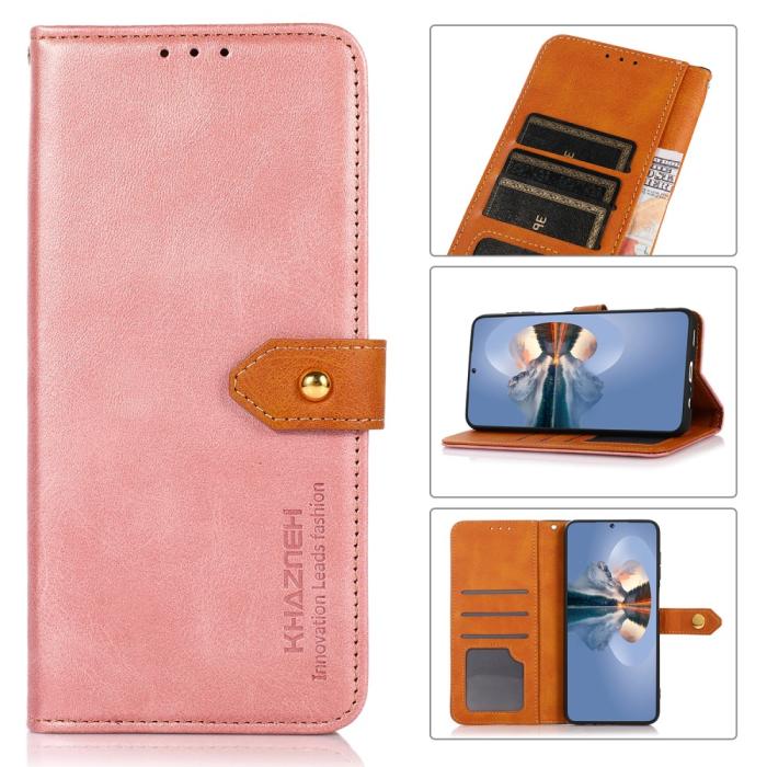 Bild 5, KHAZNEH Xiaomi Redmi 14C Fodral Dual Color Roséguld
