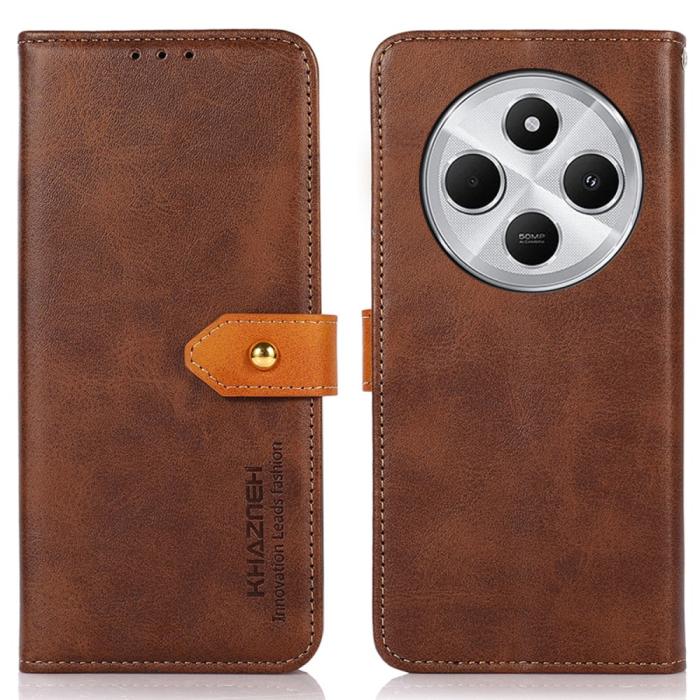 Bild 1, KHAZNEH Xiaomi Redmi 14C Fodral Dual Color Brun