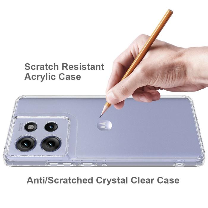 Bild 3, Motorola Edge 50 Skal TPU / Akryl Shockproof Transparent