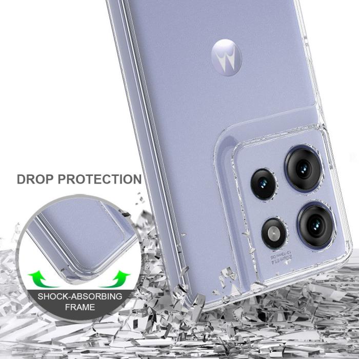 Bild 4, Motorola Edge 50 Skal TPU / Akryl Shockproof Transparent