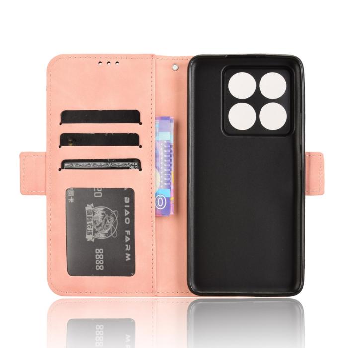Bild 5, Xiaomi 14T Fodral Med Avtagbart Kortfodral Rosa