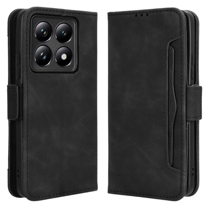 Bild 1, Xiaomi 14T Pro Fodral Med Avtagbart Kortfodral Svart