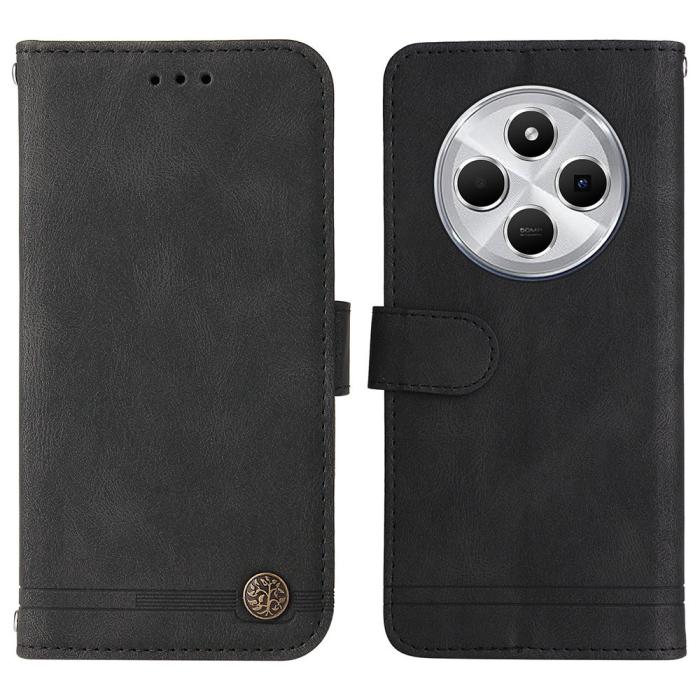 Bild 1, Xiaomi Redmi 14C Plånboksfodral Läder Svart