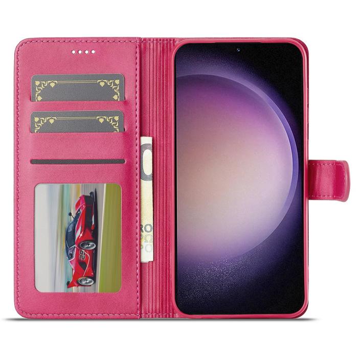 Bild 2, LC.IMEEKE Samsung Galaxy A16 Fodral Läder Rosa