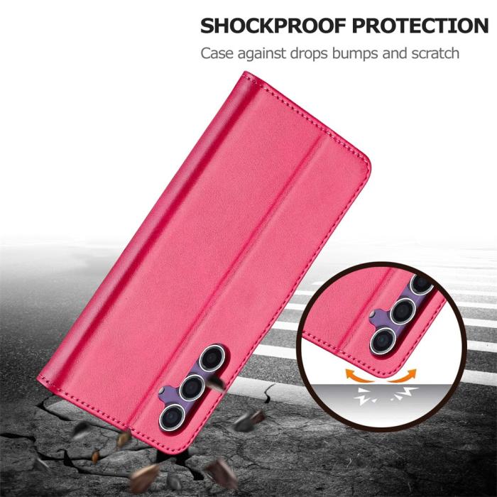 Bild 6, LC.IMEEKE Samsung Galaxy A16 Fodral Läder Rosa