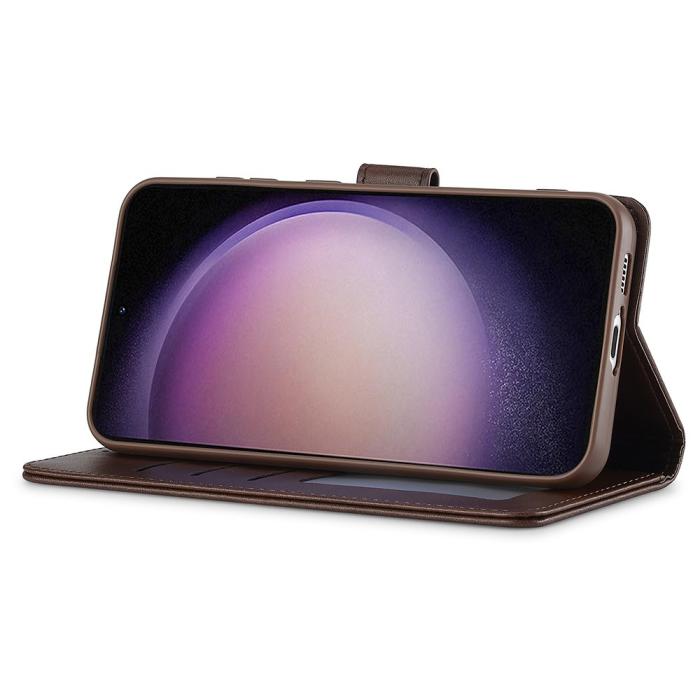 Bild 3, LC.IMEEKE Samsung Galaxy A16 Fodral Läder Brun