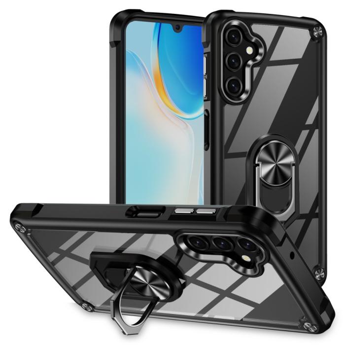 Bild 1, Samsung Galaxy A16 Skal Shockproof Ring Hybrid Svart