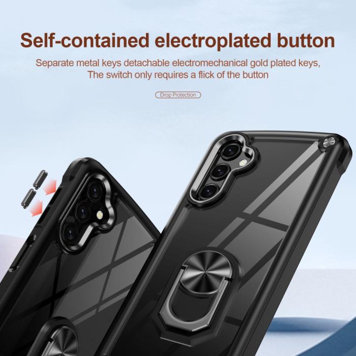 Bild 4, Samsung Galaxy A16 Skal Shockproof Ring Hybrid Svart