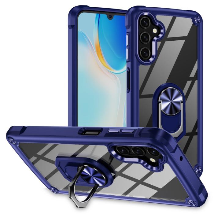 Bild 1, Samsung Galaxy A16 Skal Shockproof Ring Hybrid Blå