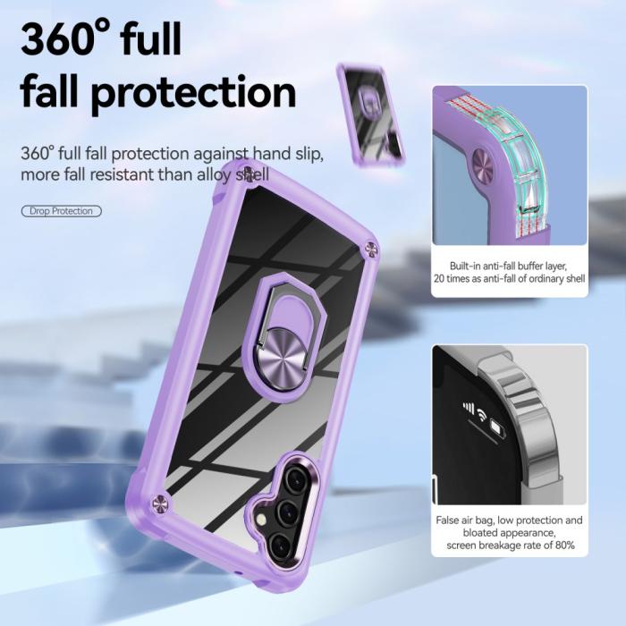 Bild 3, Samsung Galaxy A16 Skal Shockproof Ring Hybrid Lila