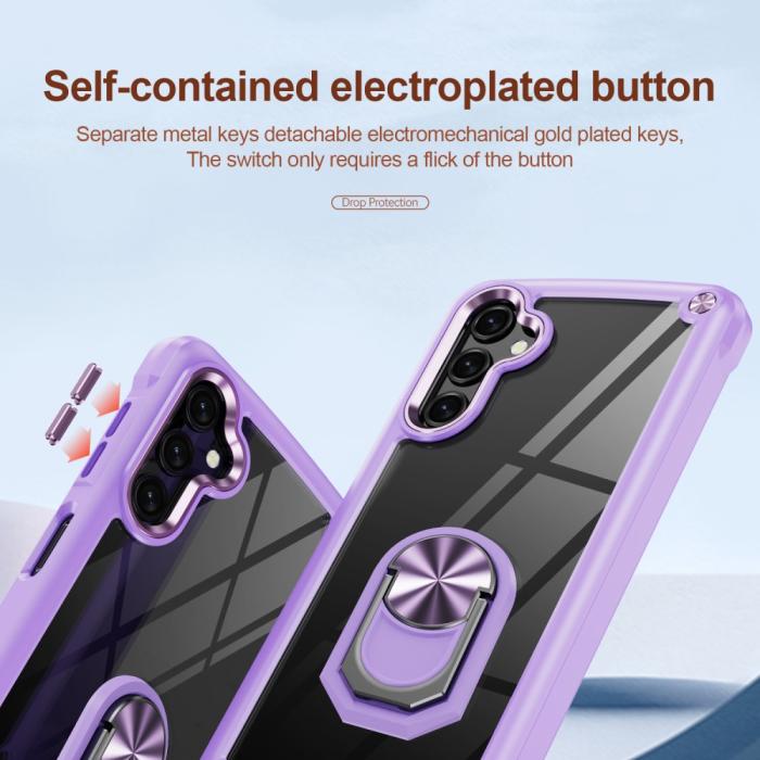 Bild 4, Samsung Galaxy A16 Skal Shockproof Ring Hybrid Lila