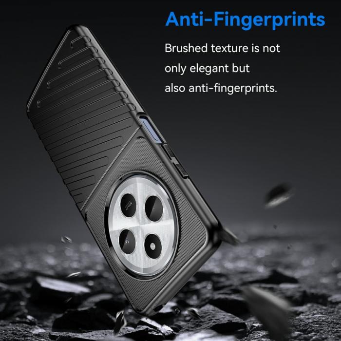 Bild 4, Xiaomi Redmi 14C Skal Twill Textur Svart