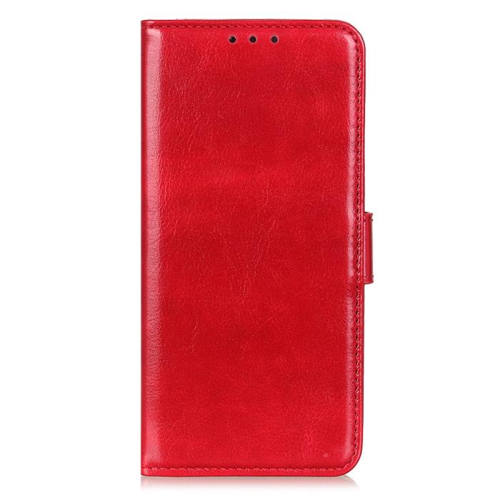 Bild 6, Xiaomi 14T Fodral Crazy Horse Läder Röd