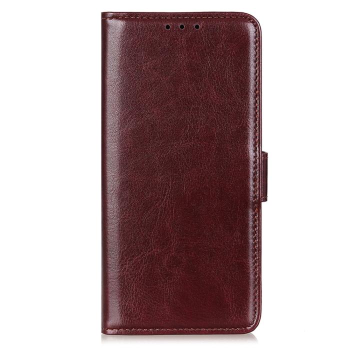 Bild 6, Xiaomi 14T Fodral Crazy Horse Läder Brun