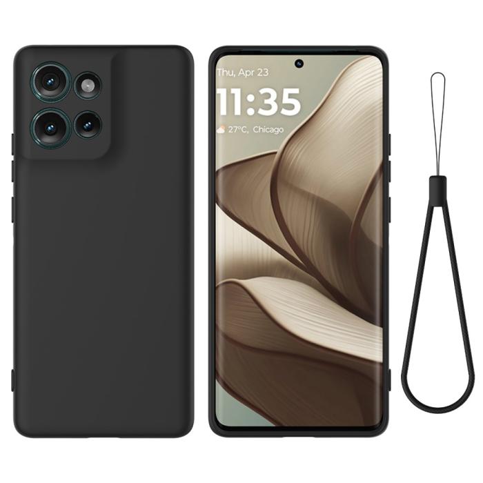 Bild 1, Motorola Edge 50 Skal Liquid Silikon Svart