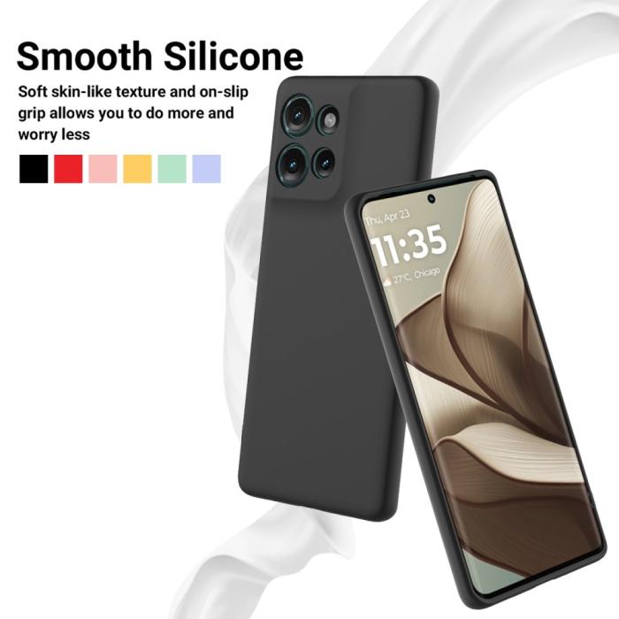 Bild 4, Motorola Edge 50 Skal Liquid Silikon Svart