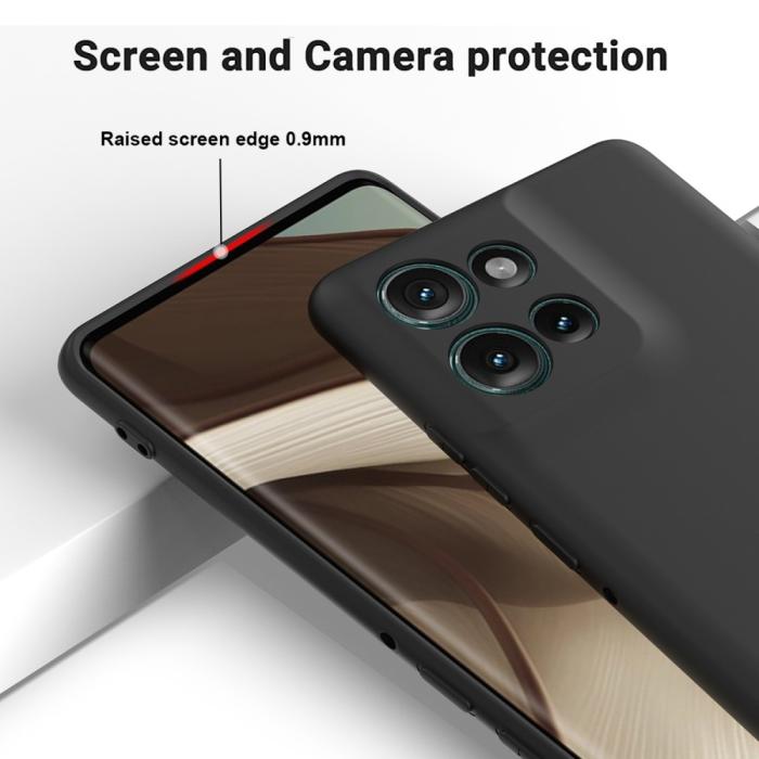 Bild 5, Motorola Edge 50 Skal Liquid Silikon Svart