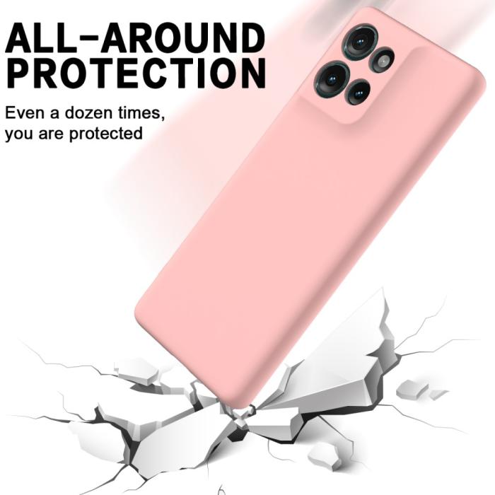 Bild 6, Motorola Edge 50 Skal Liquid Silikon Rosa