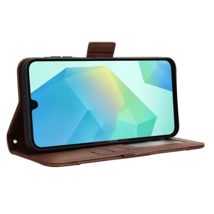 Bild 4, Samsung Galaxy A16 Fodral Med Avtagbart Kortfodral Brun