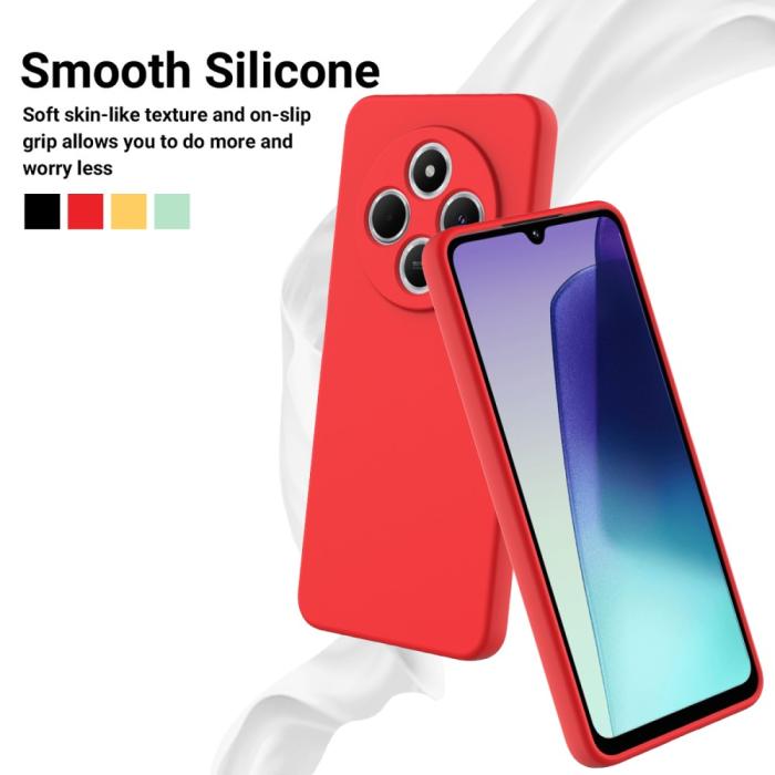 Bild 3, Xiaomi Redmi 14C Skal Liquid Silikon Röd