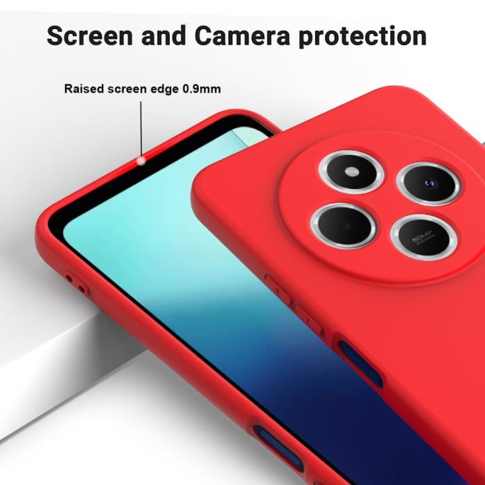 Bild 4, Xiaomi Redmi 14C Skal Liquid Silikon Röd