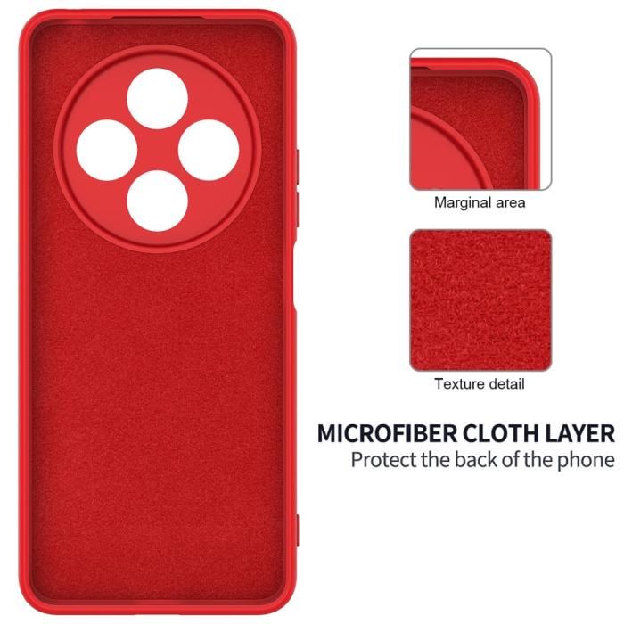 Bild 6, Xiaomi Redmi 14C Skal Liquid Silikon Röd