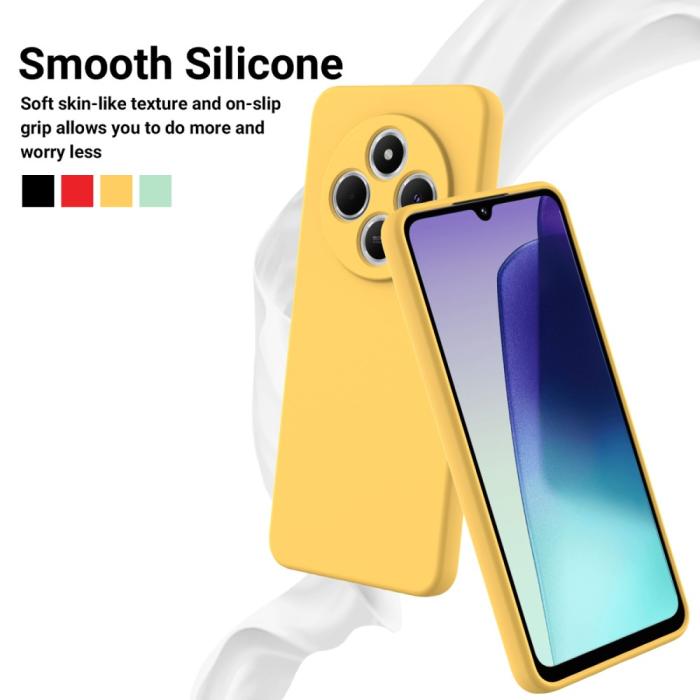 Bild 3, Xiaomi Redmi 14C Skal Liquid Silikon Gul