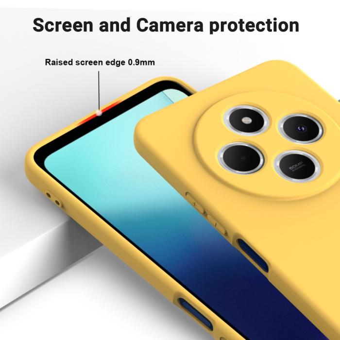Bild 4, Xiaomi Redmi 14C Skal Liquid Silikon Gul