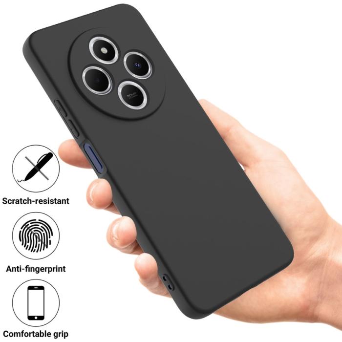 Bild 2, Xiaomi Redmi 14C Skal Liquid Silikon Svart