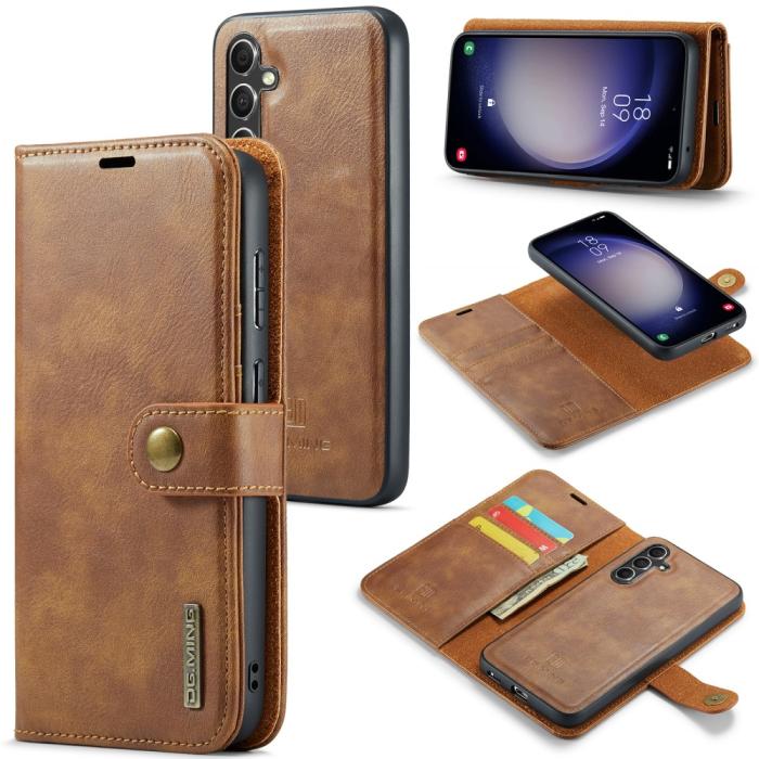 Bild 1, DG.MING Samsung Galaxy A16 2in1 Magnet Fodral / Skal Brun