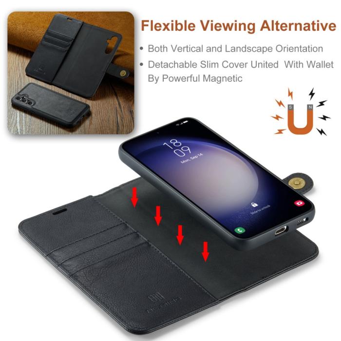 Bild 6, DG.MING Samsung Galaxy A16 2in1 Magnet Fodral / Skal Svart
