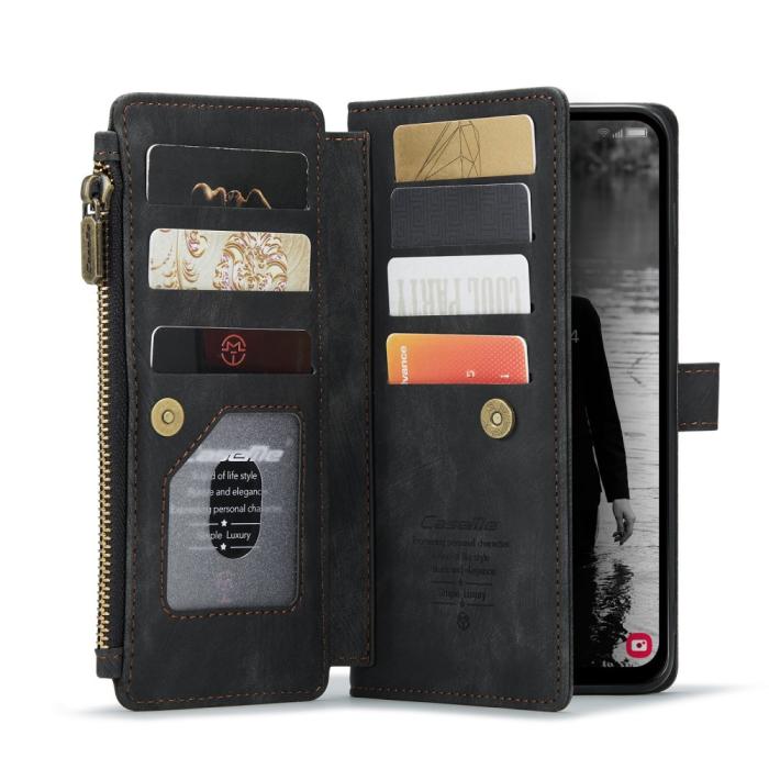 Bild 4, CASEME Samsung Galaxy A16 Fodral Multifunktionell Svart