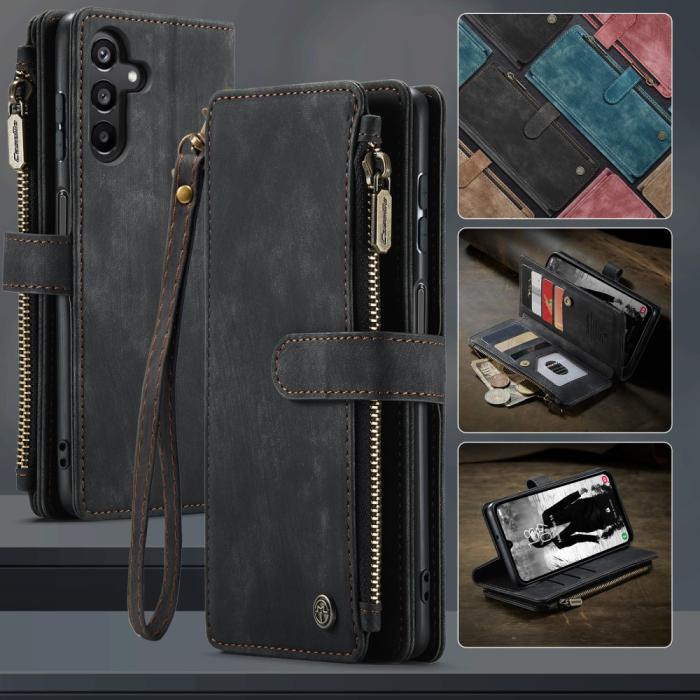 Bild 6, CASEME Samsung Galaxy A16 Fodral Multifunktionell Svart