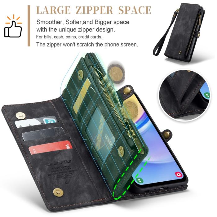 Bild 6, CASEME Samsung Galaxy A16 Fodral Multifuntionell Svart