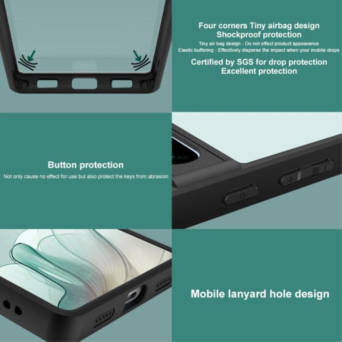 Bild 6, IMAK Xiaomi 14T Skal Hybrid Transparent / Svart