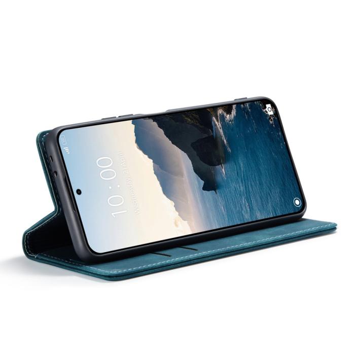 Bild 4, CASEME Xiaomi 14T Pro Fodral Flip Läder Blå