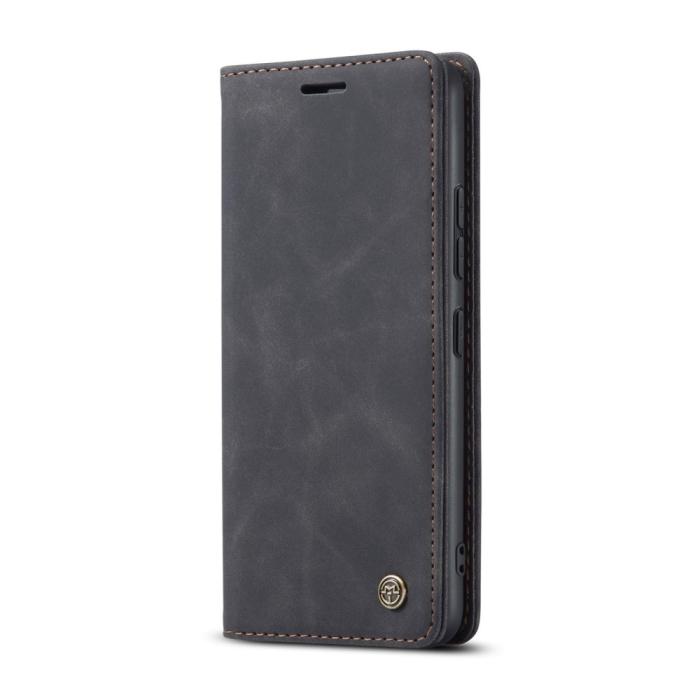 Bild 2, CASEME Xiaomi 14T Pro Fodral Flip Läder Svart