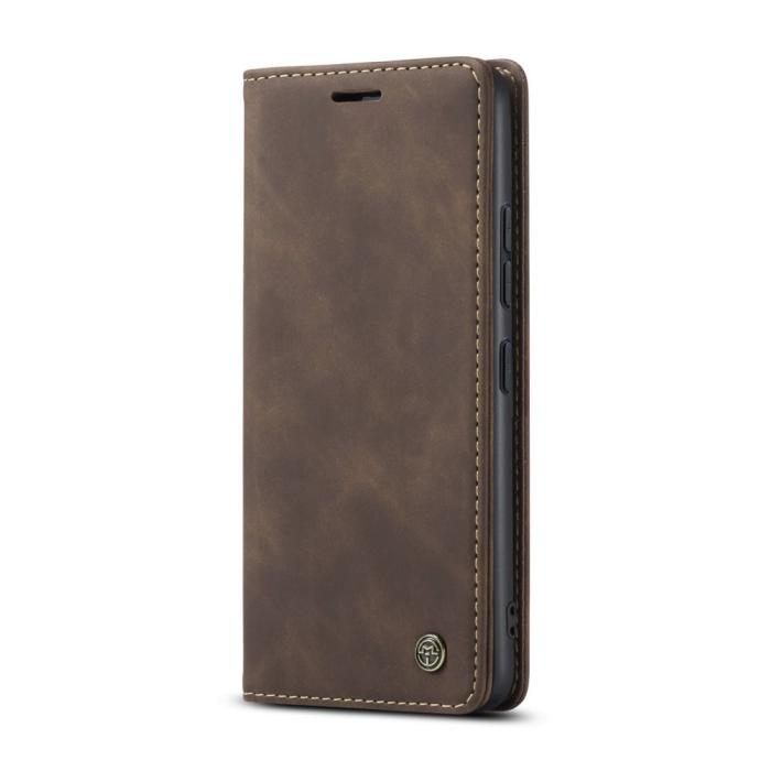 Bild 2, CASEME Xiaomi 14T Pro Fodral Flip Läder Mörk Brun