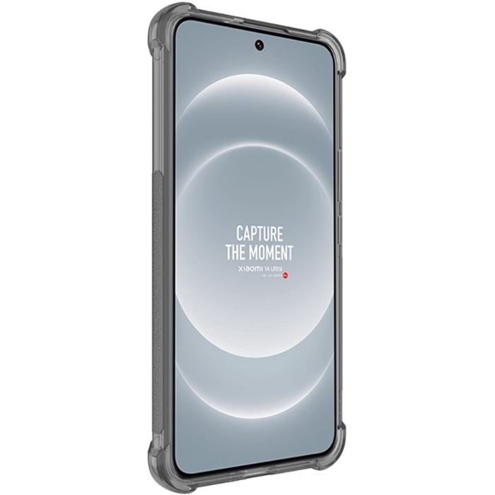 Bild 3, IMAK Xiaomi 14 Ultra Skal TPU AirBag Tonad Svart