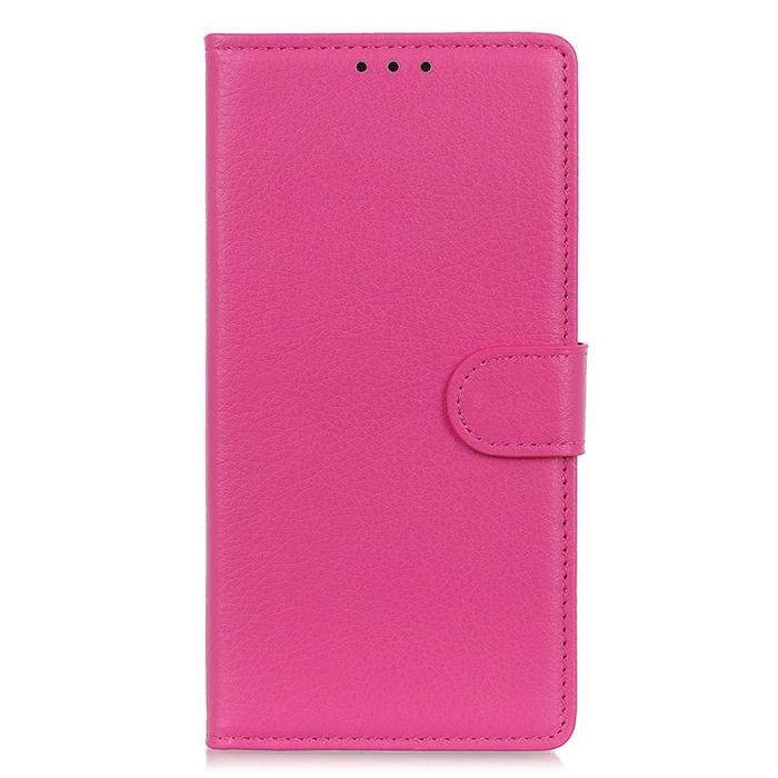 Bild 6, Xiaomi 14 Ultra Fodral Litchi Läder Rosa