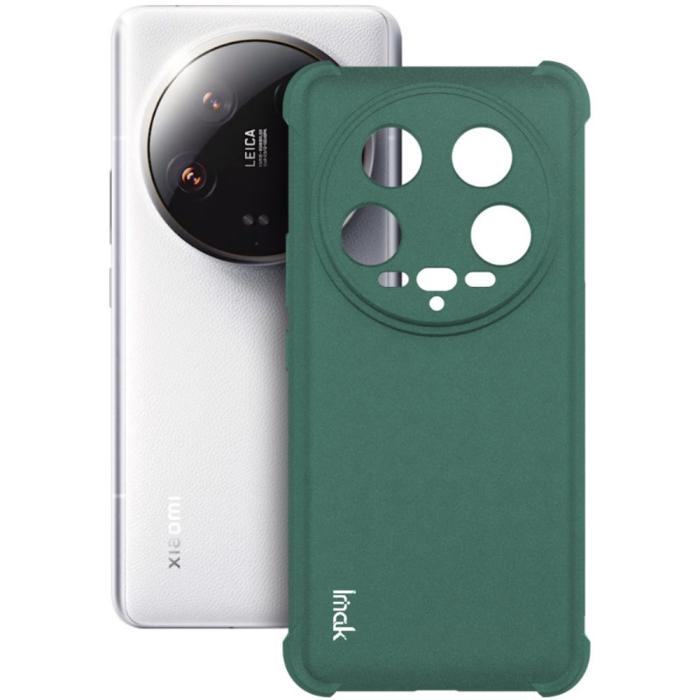 Bild 2, IMAK Xiaomi 14 Ultra Skal TPU AirBag Hörn Matt Grön
