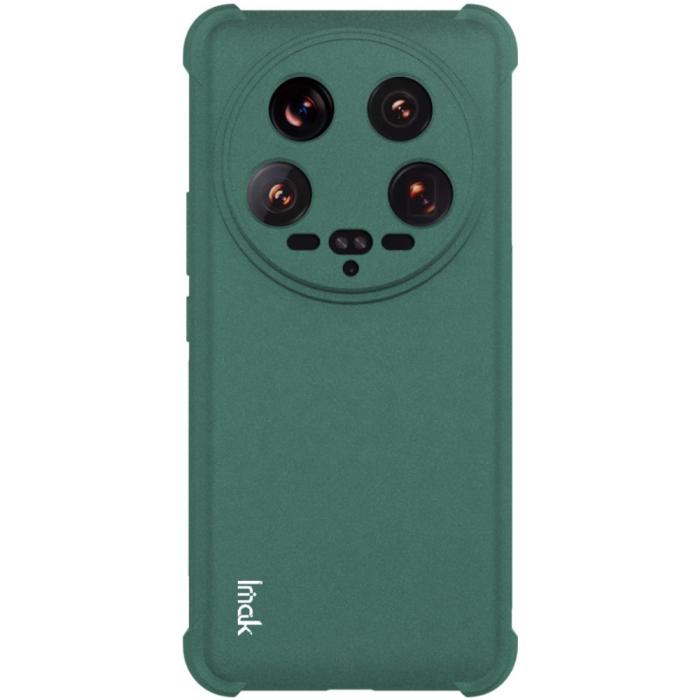 Bild 4, IMAK Xiaomi 14 Ultra Skal TPU AirBag Hörn Matt Grön