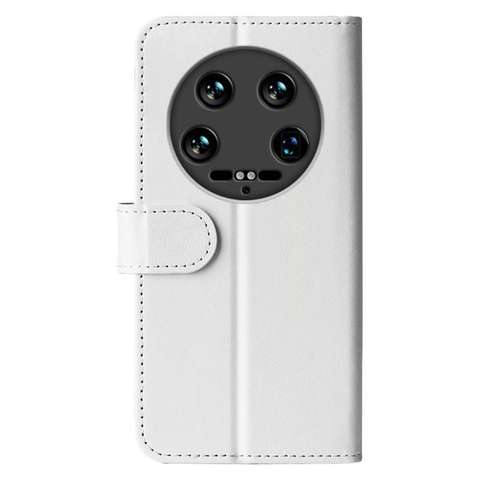 Bild 6, Xiaomi 14 Ultra Fodral Crazy Horse Läder Vit