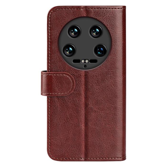 Bild 6, Xiaomi 14 Ultra Fodral Crazy Horse Läder Brun