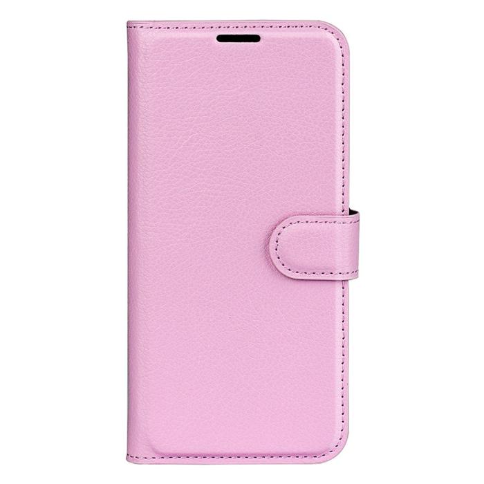 Bild 5, Xiaomi 14 Ultra Fodral Litchi Läder Ljus Rosa