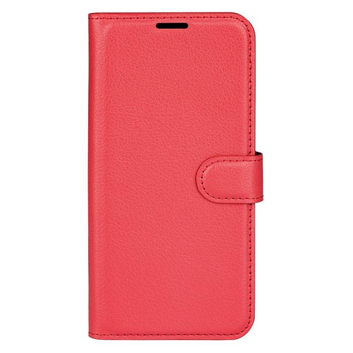 Bild 5, Xiaomi 14 Ultra Fodral Litchi Läder Röd