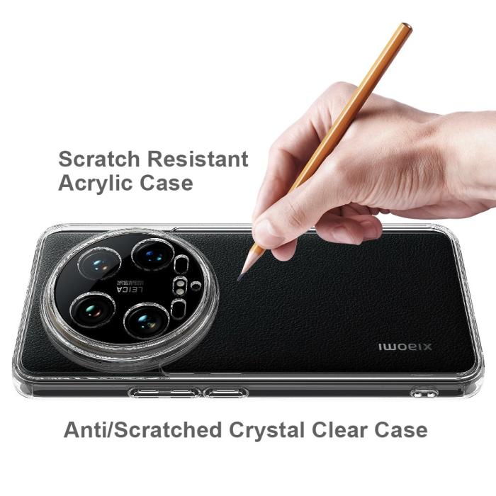 Bild 3, Xiaomi 14 Ultra Skal TPU / Akryl Shockproof Transparent