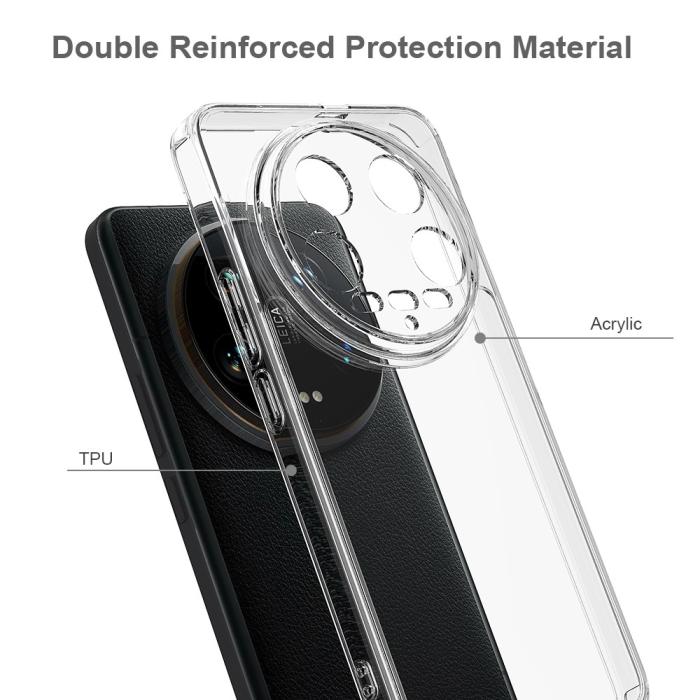 Bild 6, Xiaomi 14 Ultra Skal TPU / Akryl Shockproof Transparent