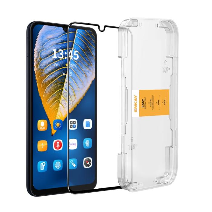 Bild 1, ENKAY Xiaomi Redmi 14C Skärmskydd Heltäckande Härdat Glas